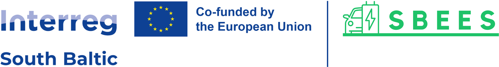 Interreg South Baltic, co-funded by the European Union, SBEES project logo